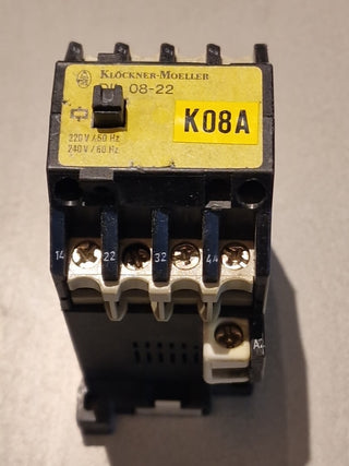 Klöckner Moeller DIL 08-22 Schütz Hilfsschütz Motorschutzschalter Schalter#20