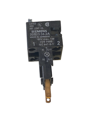 10x Siemens 3SB2304-2A Lampenfassung mit Halter | W2x4,6d | 16mm | Neu: Sonstige2
