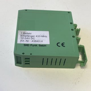 SMD Hutschienen-Empfänger 433 MHz | Modell 43840 H | 12-24V DC0