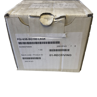 Swagelok Manometer PGI-63B-BG100-LAQX | 0-100 bar | 63mm | 1/4" Tube Adapter | N1