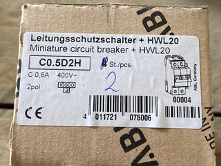 ABL Sursum C0,5D2H Leitungsschutzschalter, Sicherungsautomat 400V +HWL201
