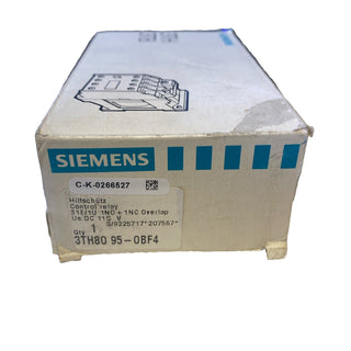 Siemens Hilfsschütz 3TH8095-0BF4 | 3NO + 1NC | DC 110V | NEU & OVP0