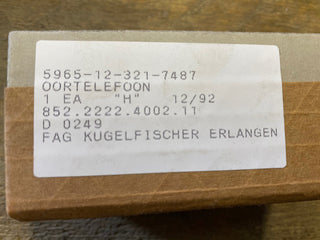 OORTELEFON FAG Kugelfischer 852.2222.4002.11 – Vintage Kopfhörer / Sprechsatz –4