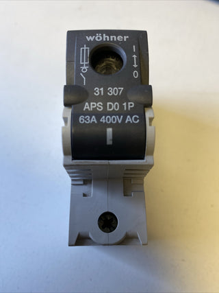 Wöhner 31307 Lasttrennschalter D02 1-polig 63A – Top Zustand0