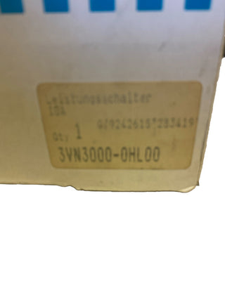 Siemens Leistungsschalter 3VN3  2.5A 3VN3000-0HH00 / Neu OVP2
