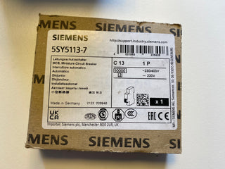 Siemens SENTRON Leitungsschutzschalter 5SY5113-7 | C13A | 1-polig | NEU1