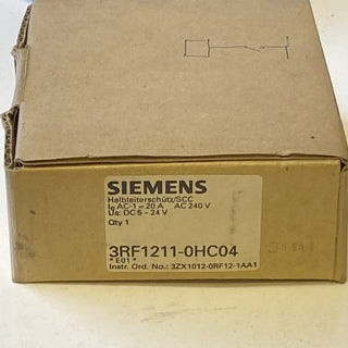 Siemens 3RF1211-0HC04 Halbleiterschütz 20A – NEU & OVP0