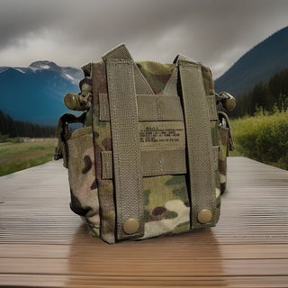 US Army Canteen 1 Liter Feldflasche Molle Pouch Multicam Feldflaschen Tasche5