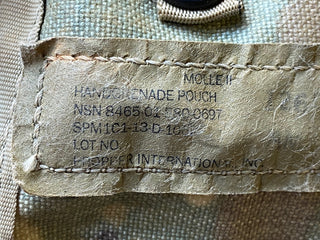 5x MOLLE Handgranatentasche, MultiCam / OCP, NSN 8465-01-580-0697, USGI Ausgabe2