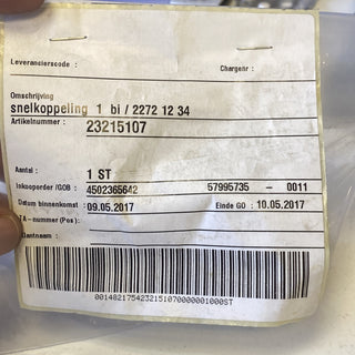 LEGRIS Verschlusskupplung DN=12 G1 Innengewinde 2272 12 343