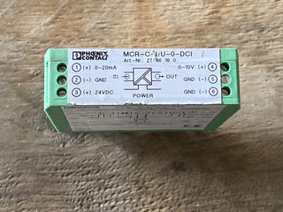 Phoenix Contact MCR-C-I/U-0-DCI Trennverstärker 2786160 0(4)-20mA gebraucht0