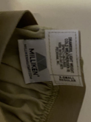 US Army X-Small Regular Silks Gen III Level 1 Kaltwetterhose Bottom Sand Goo