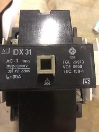Schütz IDX-31 – 90A, 380V, 50Hz (NEU ohne OVP)1
