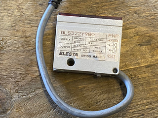 ELESTA OLS322Y980 Optoelektronischer Sensor | 10-45VDC PNP | Neu (Sonstige)0