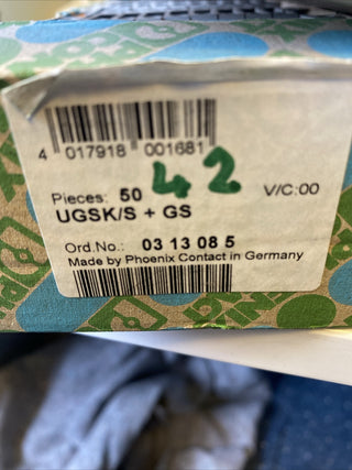 42x Phoenix Contact UGSK/S + GS 0313085 Gleitstegklemme0