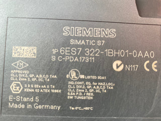 Siemens SIMATIC S7-300 Digitales Ausgangsmodul - Grau (6ES7322-1BH01-0AA0)0