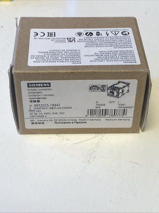 Siemens SIRIUS Leistungsschütz 3RT2015-1BB41 - NEU & OVP0