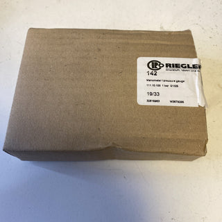 RIEGLER Standardmanometer Typ 111.10 – 0 bis 1,0 bar – NEU & OVP0