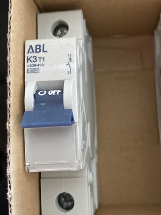 ABL Sursum K3T1 Leitungsschutzschalter 1P 3A 230/400V neu0