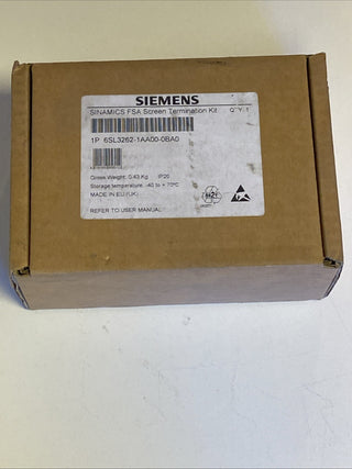 Siemens Sinamics 6SL3262-1AA00-0BA0 Schirmanschlusssatz (NEU, OVP)0