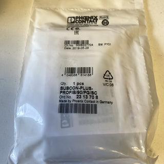 Phoenix Contact 2313708 SUBCON-PLUS-PROFIB/90/PG/SC PROFIBUS Stecker NEU & OVP