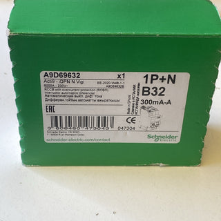 Schneider Electric FI/LS-Schalter 32A B 300mA A A9D696321