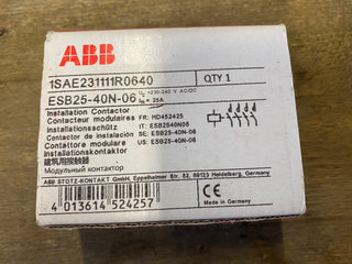 ABB ESB25-40N 25A 240V Installationsschütz 4-polig brummfrei0