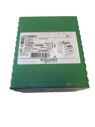 Schneider Electric LC1D09P7 Schütz 034890 Spule 230V 50/60Hz0