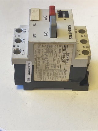 Siemens 3VE1010-2F Manueller Motorschutzschalter für industriellen Einsatz2