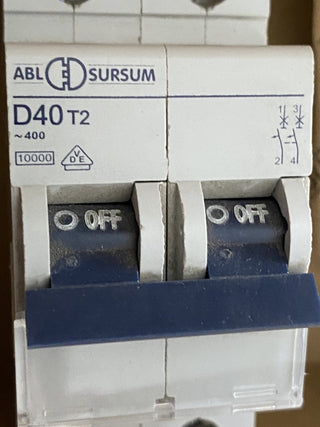  ABL Sursum D40T2 Leitungsschutzschalter, Sicherungsautomat 400V0