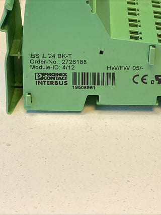 Phoenix Contact IBS IL 24 BK-T - 2726188 - INTERBUS Buskoppler Inline2