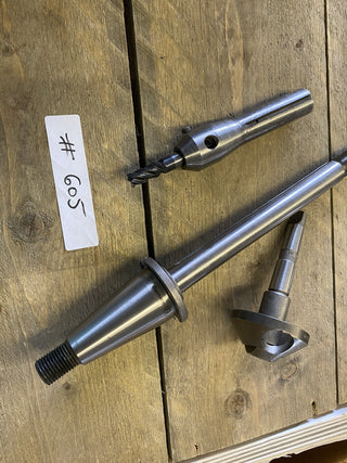 Werkzeug-Konvolut Fräsmaschine: SK40 Fräsdorn lang, MK-Adapter + Fräser & Zubehö6