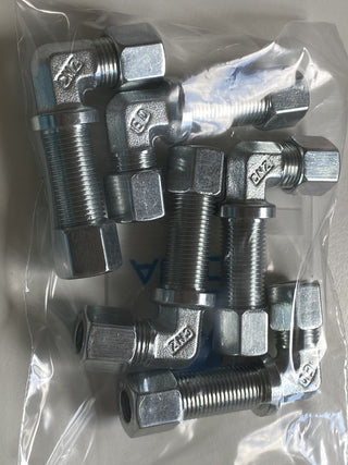 Posten Parker Edelstahl Winkel Verschraubung Konvolut 50-70 Stk. Neu Sonstige