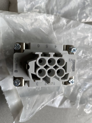 4X Phoenix Contact Kontakteinsatz HC-B 06-I-PT-F3