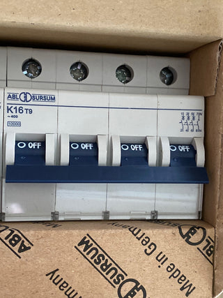 ABL Sursum K16T9 Leitungsschutzschalter 4P 16A 400V neu0
