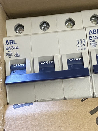ABL Sursum B13S3 LS-Schalter B13 3-polig 13A 6kA 400V S-Serie – neu0