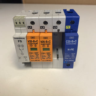 OBO Bettermann Kombi-Ableiter Set | V25-B+C | Überspannungsschutz0