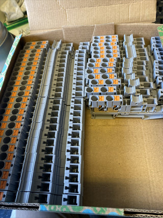 38x Phoenix Contact PT 6-QUATTRO/2P Reihenklemme Einfach Grau,4