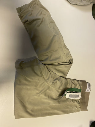 US Army X-Small Regular Silks Gen III Level 1 Kaltwetterhose Bottom Sand Goo