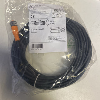 ifm electronic EVC003 Anschlusskabel M12 – 10 m PUR – neu ohne OVP0
