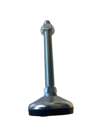 10x Norelem Stellfuß M12 x 100mm | Maschinenfuß Ø 50mm Stahl verzinkt | NEU0