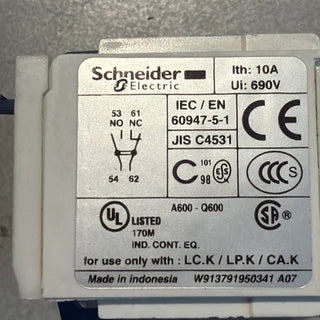 3x Schneider Electric LA1KN11 Hilfsschalterblock – GEBRAUCHT4