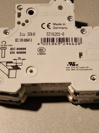 Siemens 3RT1015-1BB41 Leistungsschütz 3 kW 400V Schütz24V DC–Neu ohne OVP1