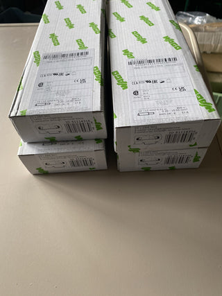WAGO 284-901 Durchgangsklemme 10mm Zugfeder Belegung: L Grau 25St1