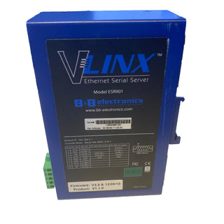 B&B electronics | VLINX Ethernet Serial Server | ESR9010