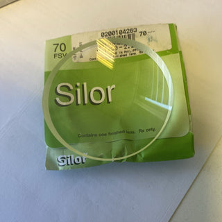 34x Silor Einstärkengläser Vintage Rohgläser ungeschnitten -1.50 -2.25 Neu NOS4