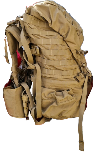 Original USGI USMC FILBE Pack System Rucksack Komplett – Coyote Brown (NEU)