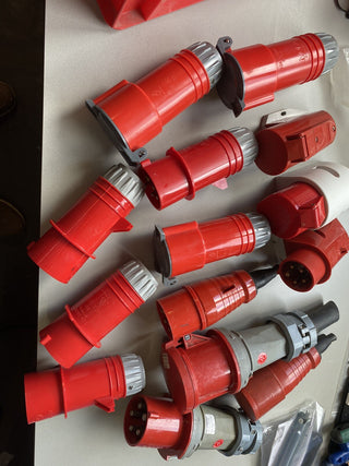 14x MENNEKES Industriestecker CEE-Stecker Posten Konvolut 16A / 32A GEBRAUCHT2