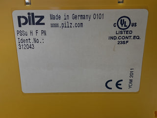 Pilz PSSu H F PN | Kopfmodul PROFINET / PROFIsafe | Art.-Nr. 312043 | Neu (Sonst5