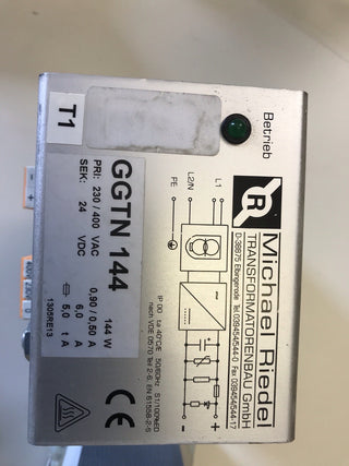 RIEDEL GGTN 144 Gleichrichtergerät / Sicherheitstransformator 24V 6A – geprüft